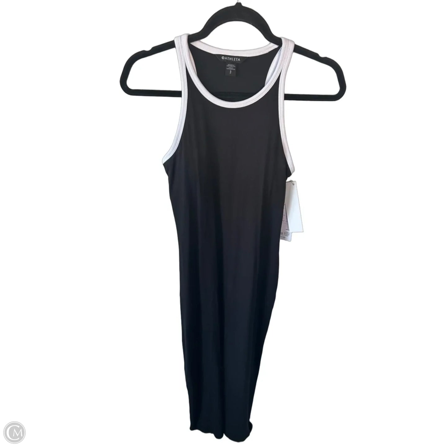 Athletic Dress By Athleta In Black & White, Size: S