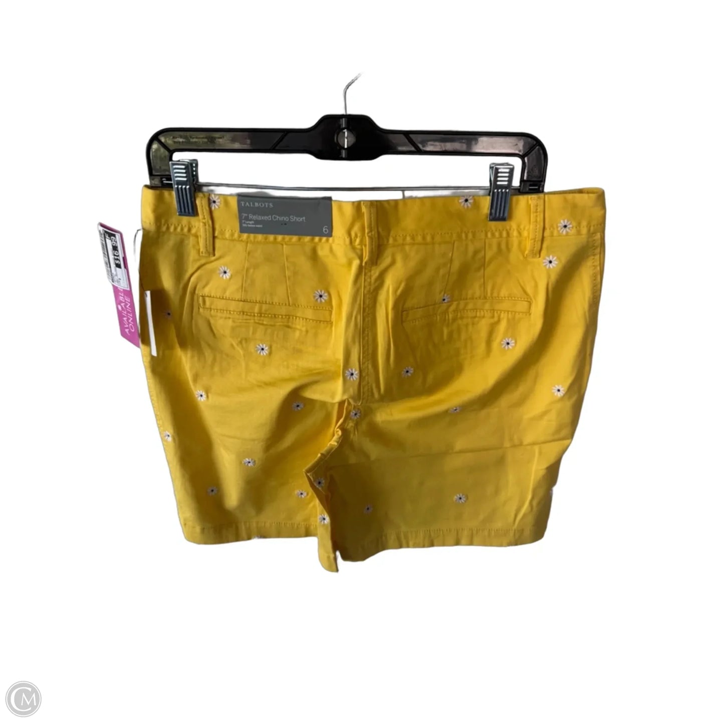 Shorts By Talbots In Yellow, Size: 6