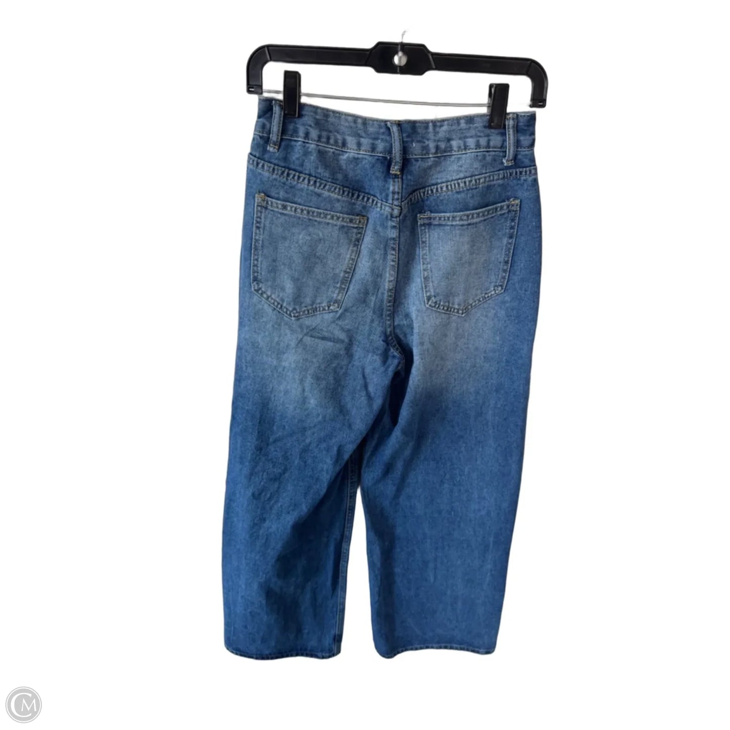 Jeans Wide Leg By Cme In Blue Denim, Size: 4