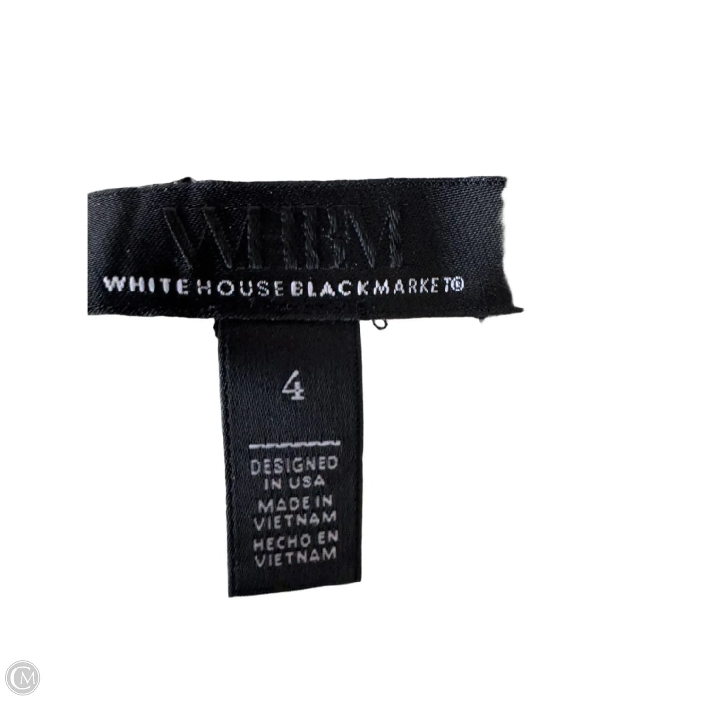 Top Sleeveless By White House Black Market In Blue & White, Size: S