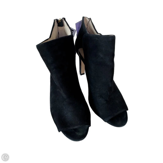 Sandals Heels Block By Louise Et Cie In Black & Gold, Size: 8.5