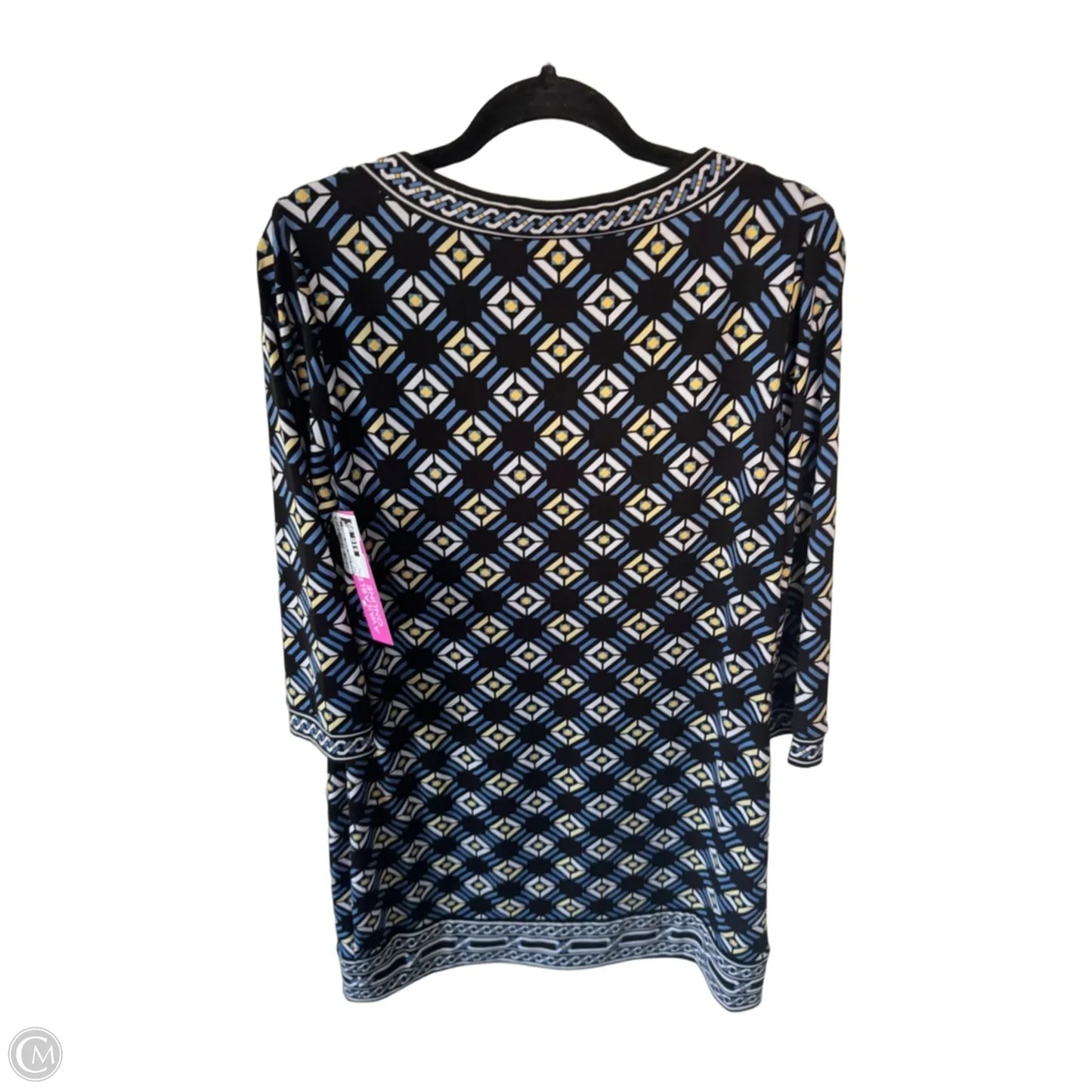 Dress Work By White House Black Market In Black & Blue, Size: L