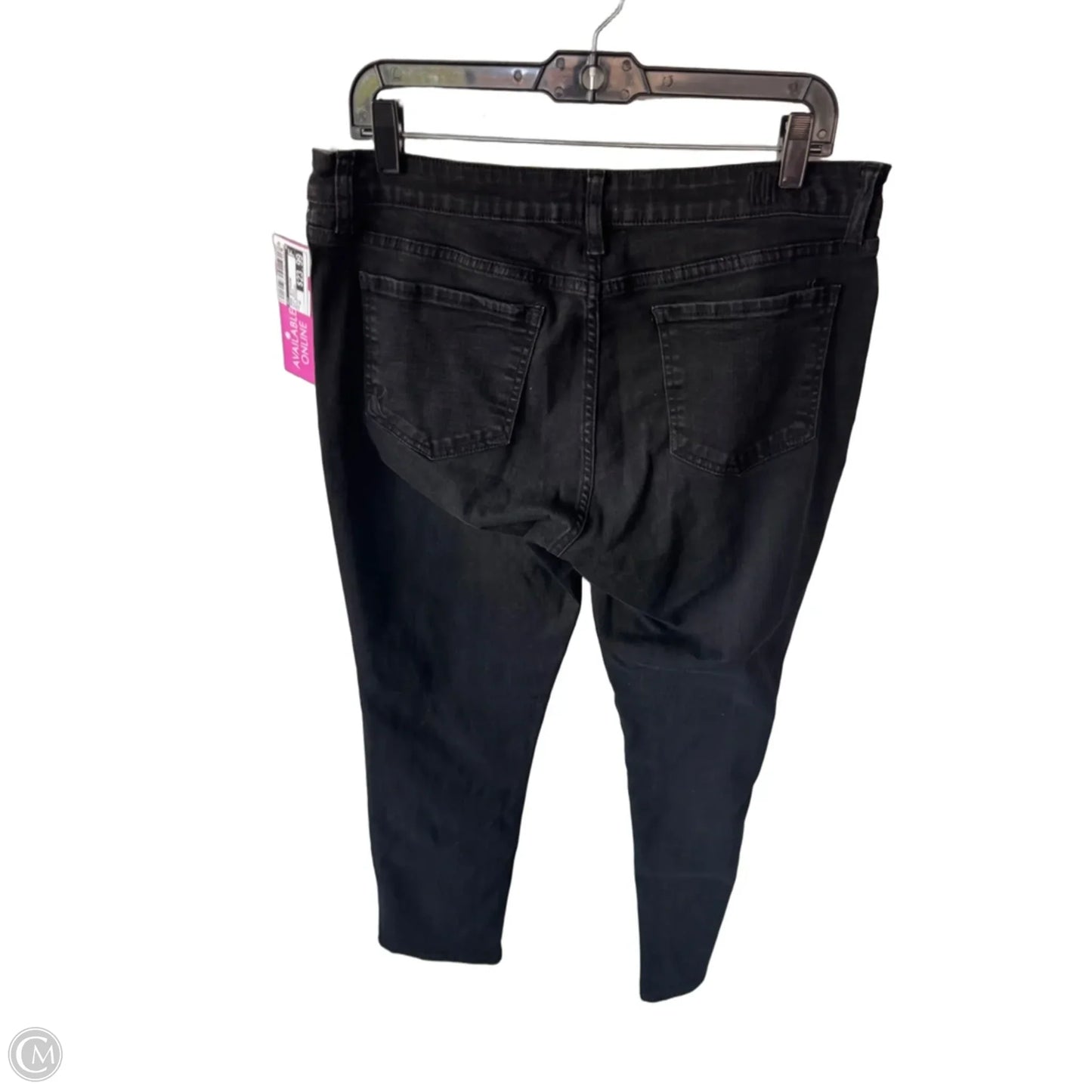 Jeans Boyfriend By Kut In Black Denim, Size: 12