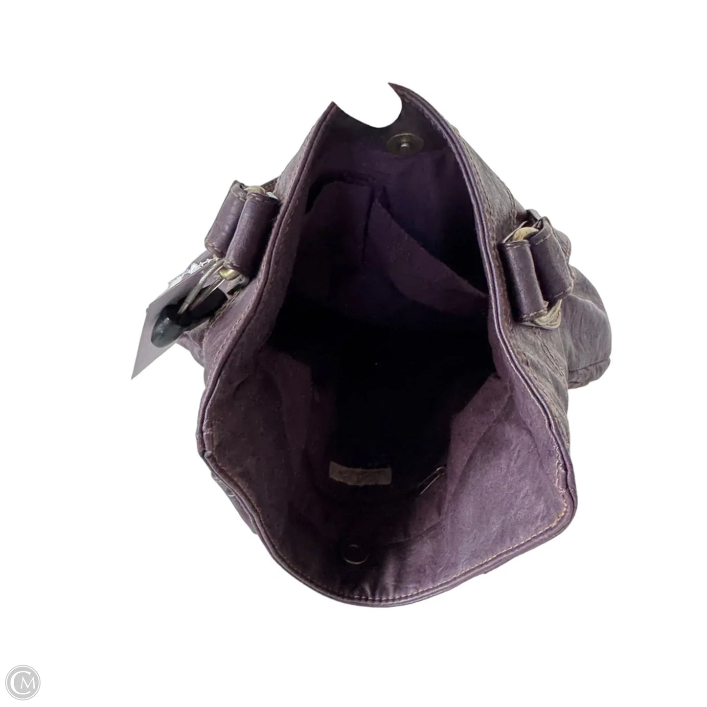 Tote Leather By Levis, Size: Medium