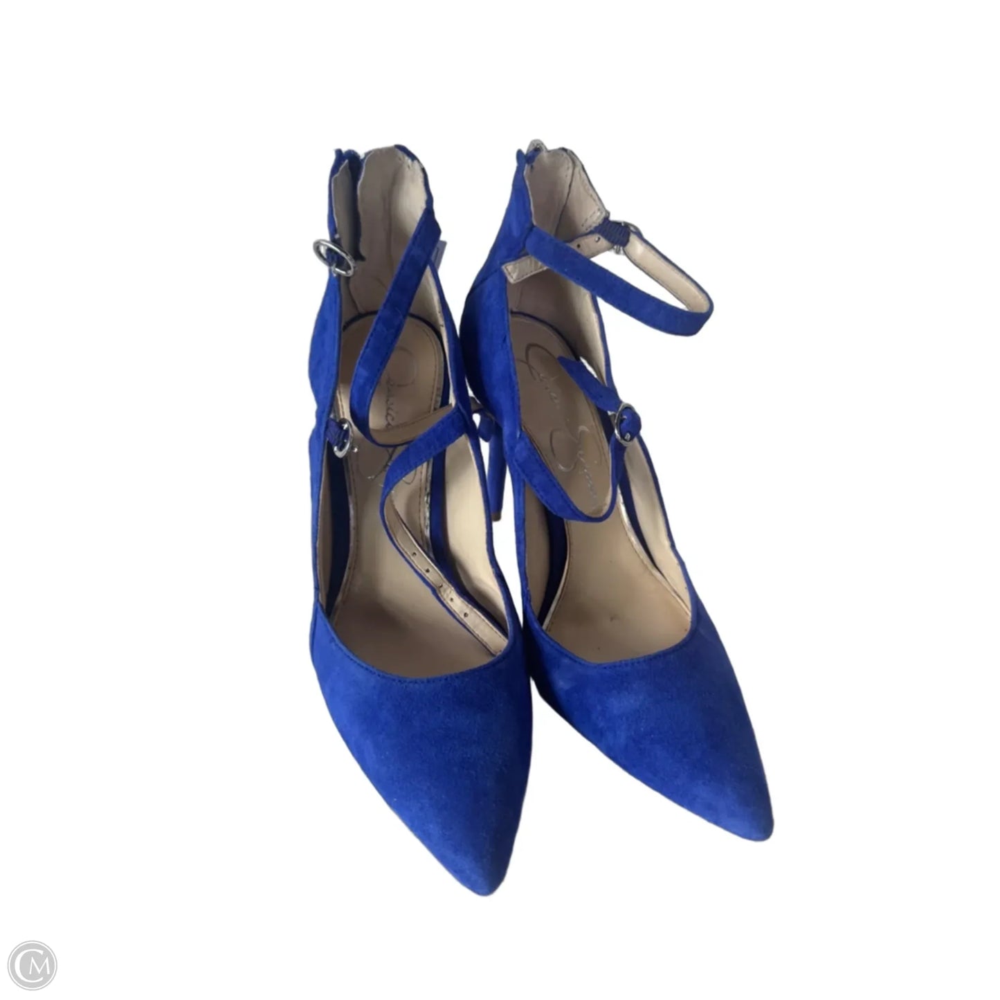 Shoes Heels Stiletto By Jessica Simpson In Blue, Size: 5.5