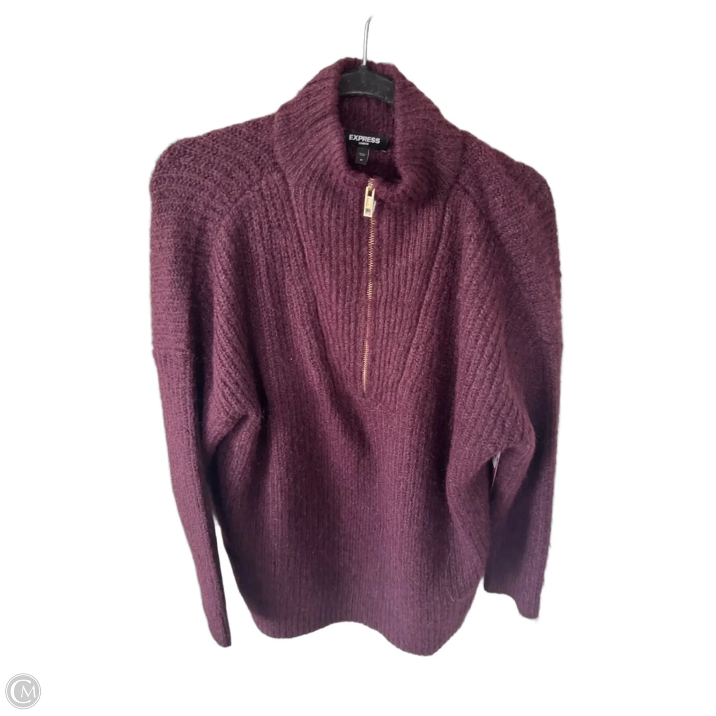 Sweater By Express In Purple, Size: M