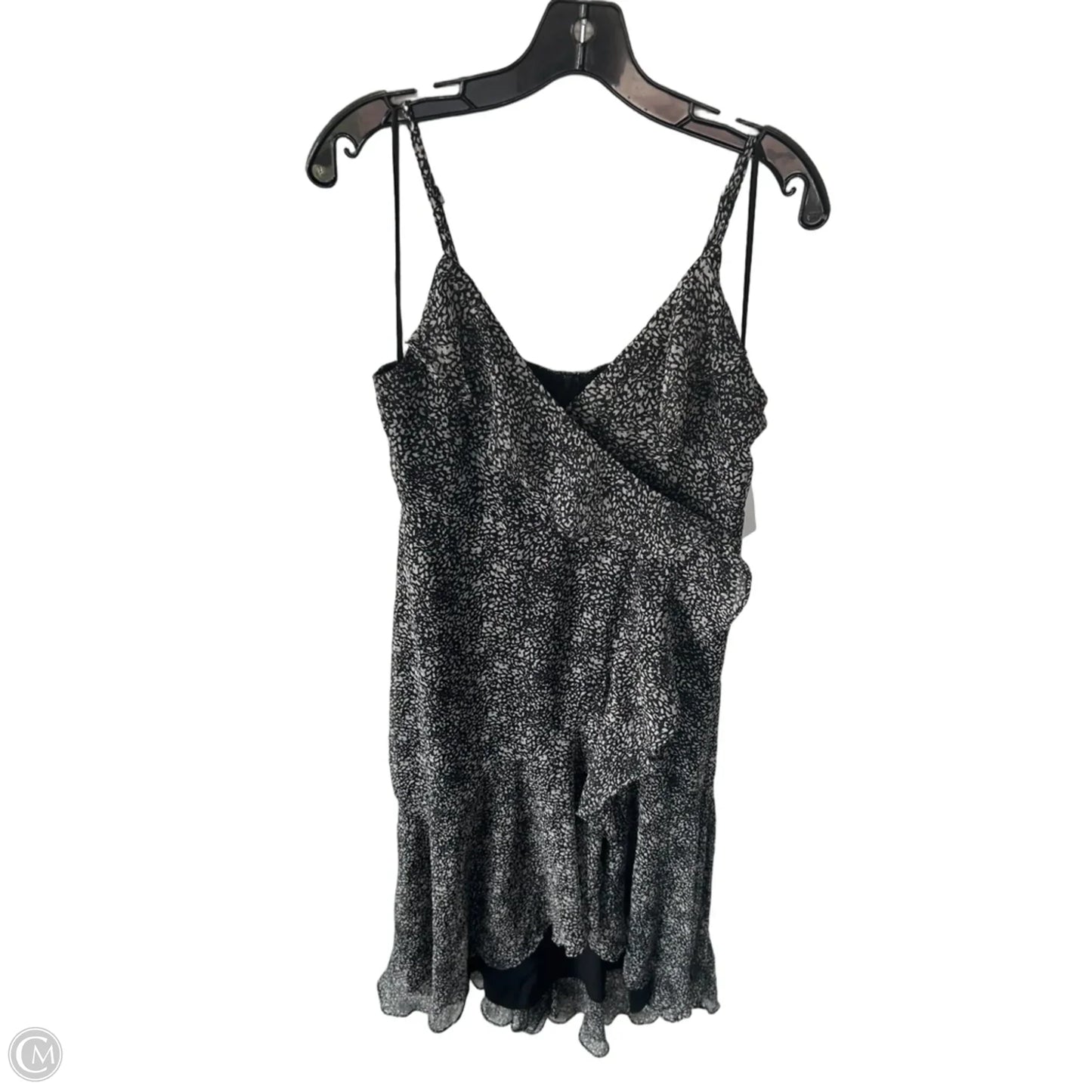Dress Party Midi By Express In Black & White, Size: M