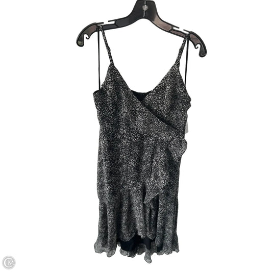 Dress Party Midi By Express In Black & White, Size: M