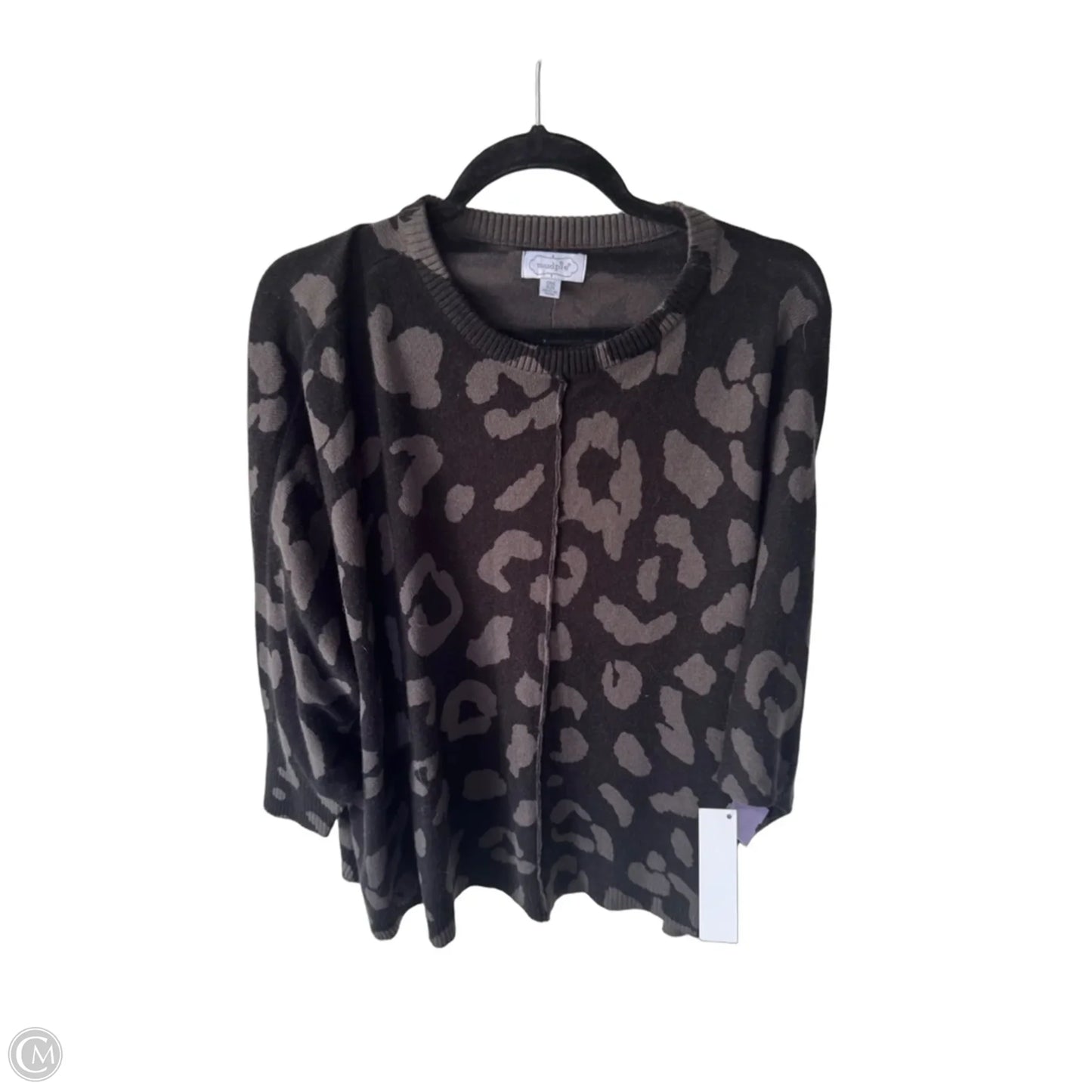 Sweater By Mudpie In Black & Grey, Size: Osfm