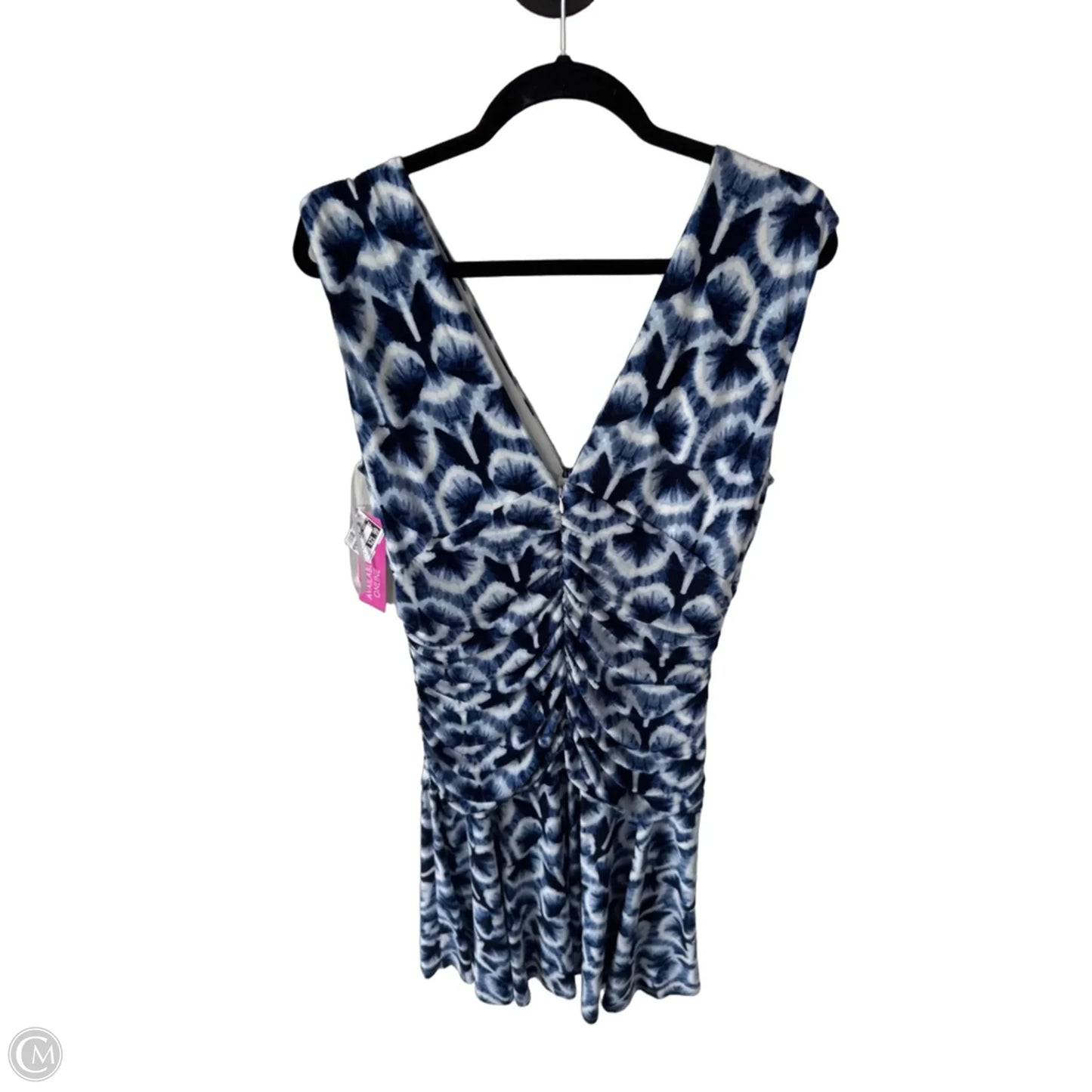 Dress Party Short By White House Black Market In Blue & White, Size: L