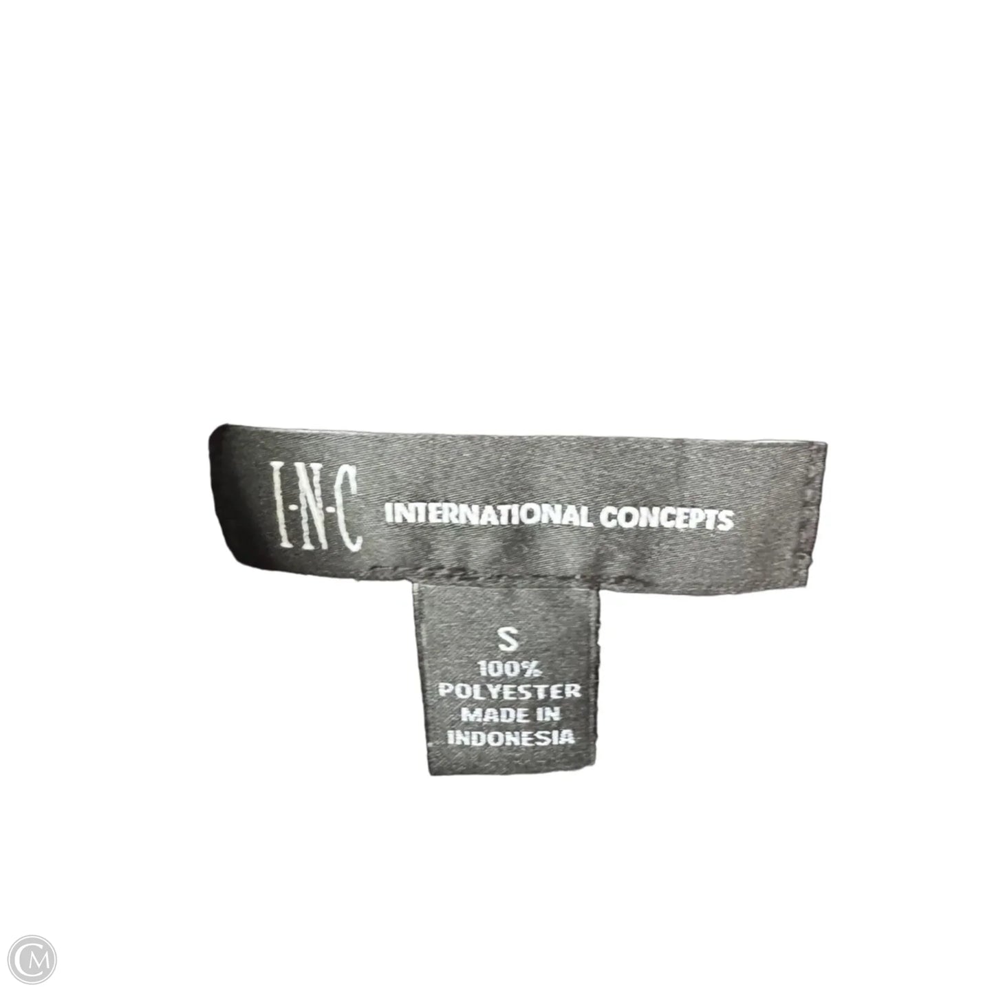 Top Long Sleeve By Inc In Black, Size: S