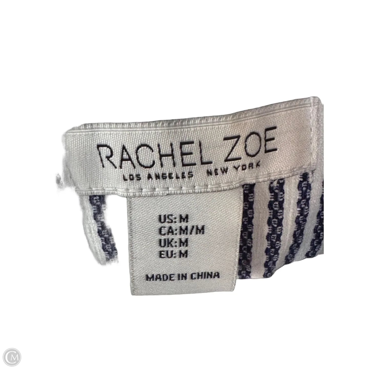 Blazer By Rachel Zoe In Blue & White, Size: M