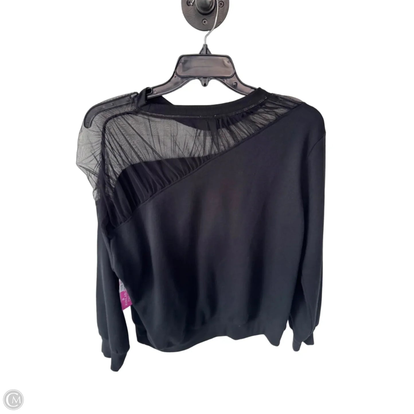 Sweatshirt Crewneck By Maeve In Black, Size: L