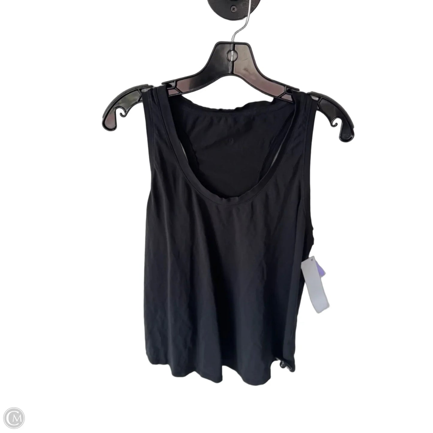 Athletic Tank Top By Lululemon In Black, Size: L