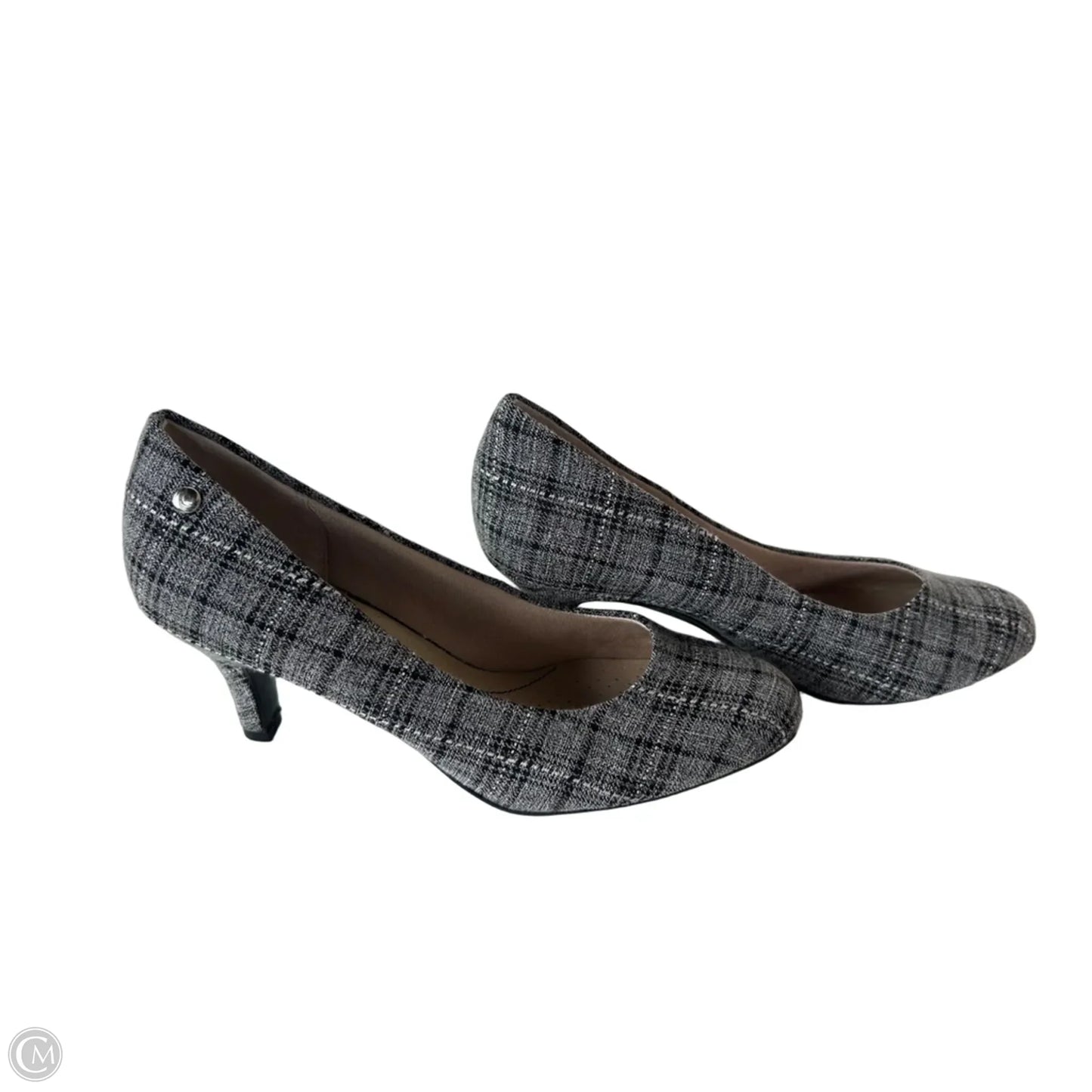 Shoes Heels Kitten By Life Stride In Grey, Size: 7.5