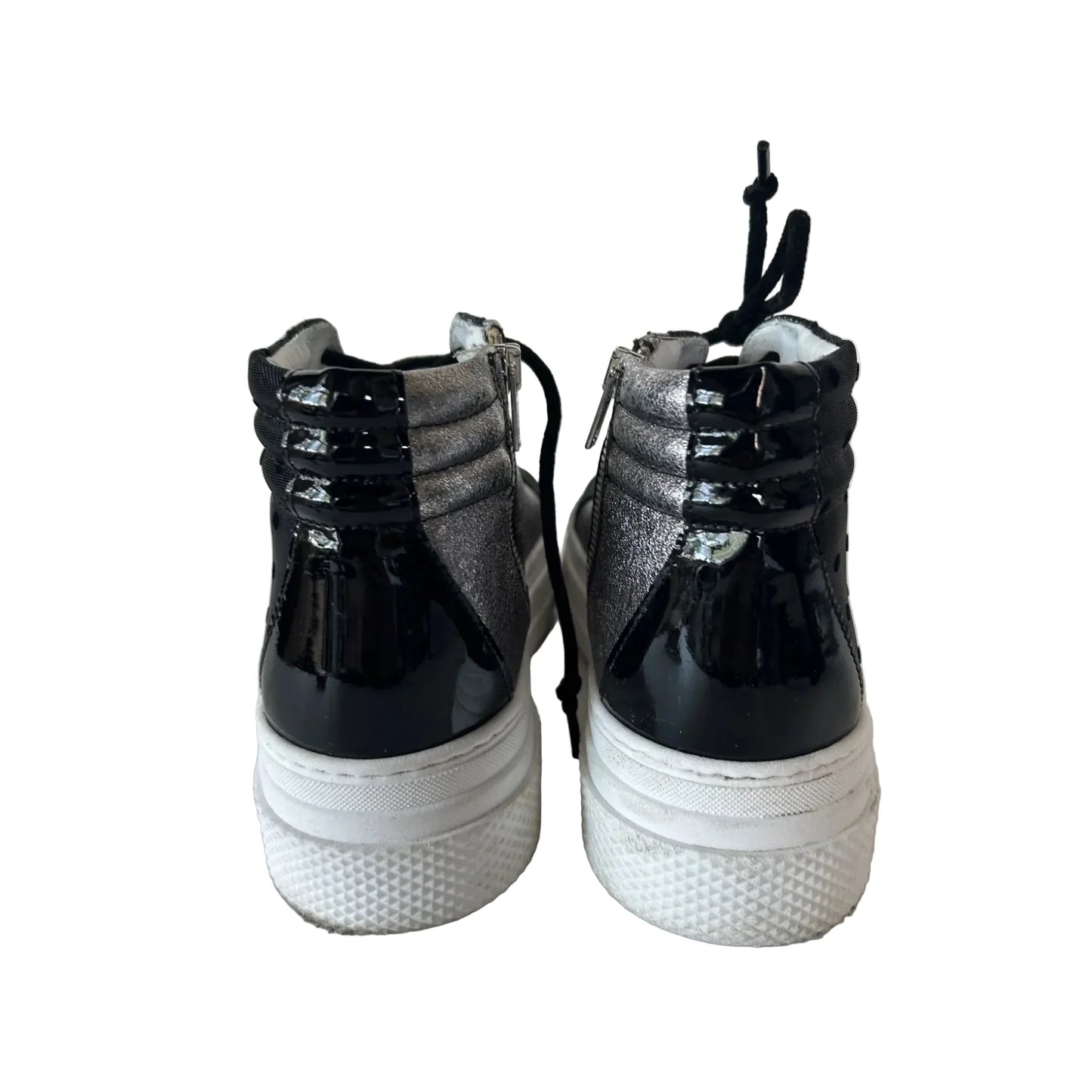 Shoes Sneakers Platform By P448 In Black & Grey, Size: 9.5