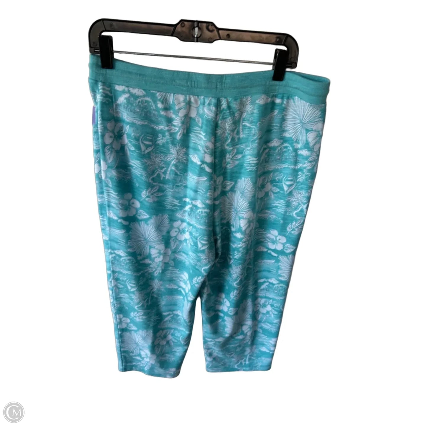 Pajamas 2pc By Chicos In Blue & White, Size: M