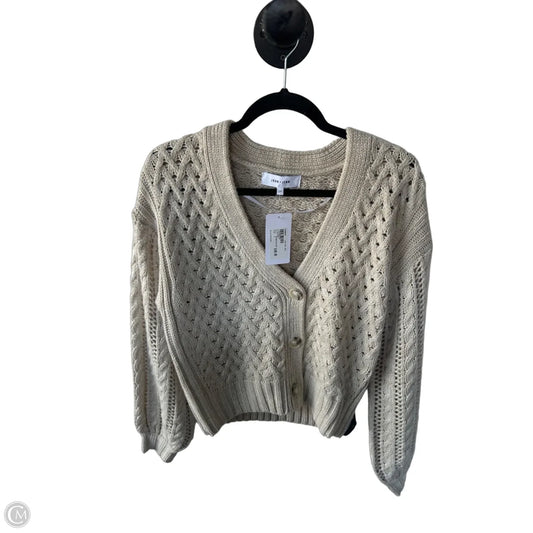 Sweater Cardigan By John + Jenn In Tan, Size: S