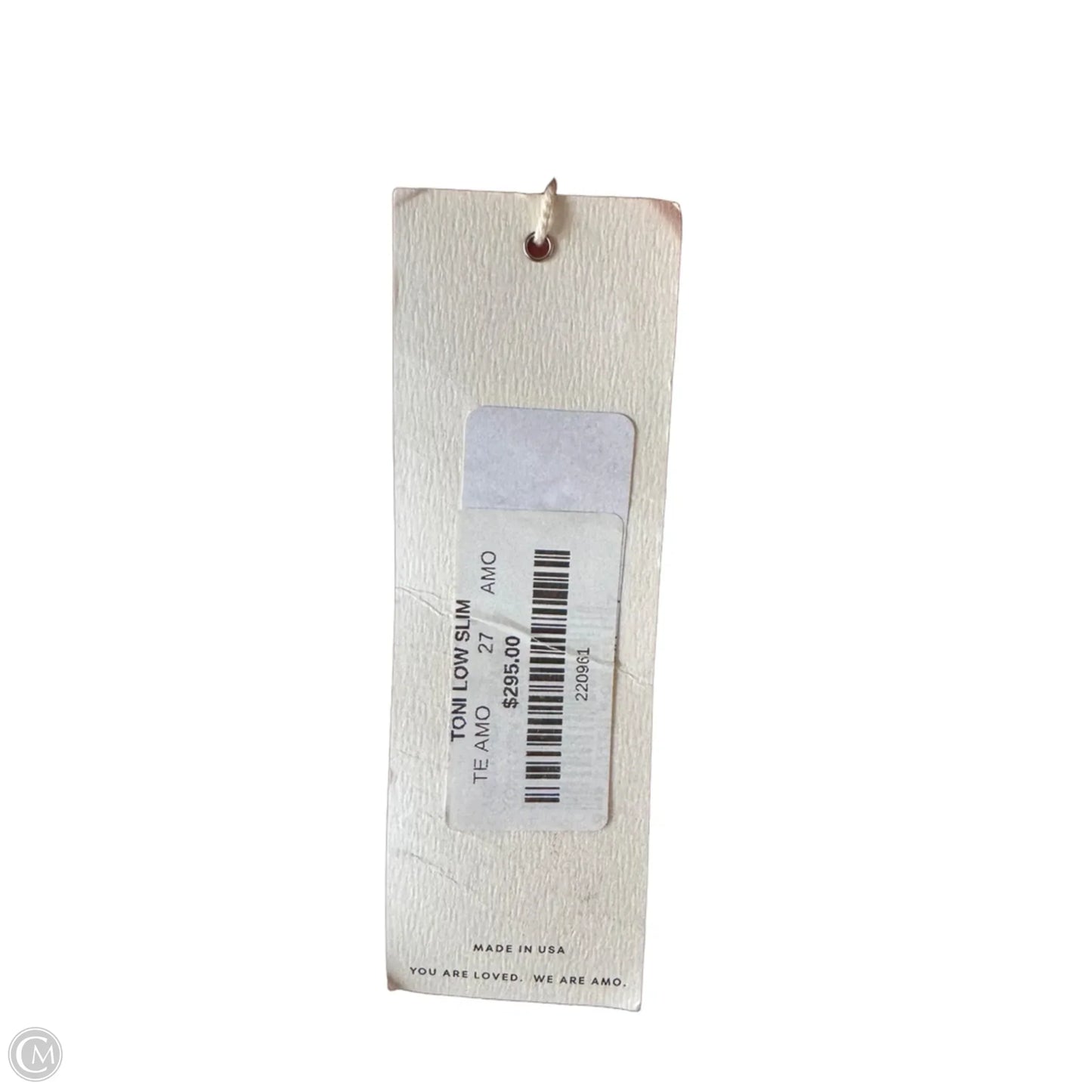 Jeans Straight By Amo In Grey Denim, Size: 4