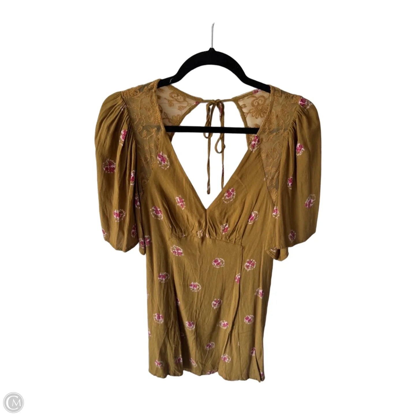 Dress Party Short By Free People In Green & Pink, Size: S