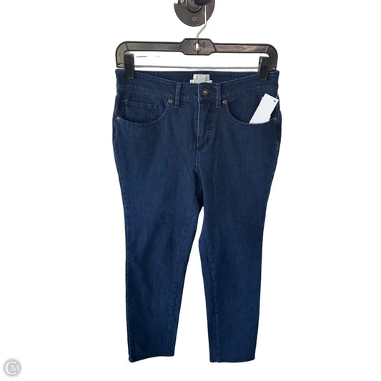 Jeans Straight By L.l. Bean In Blue Denim, Size: 4