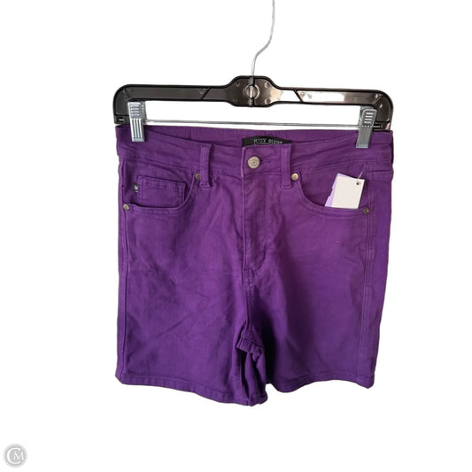 Shorts By Judy Blue In Purple Denim, Size: 8
