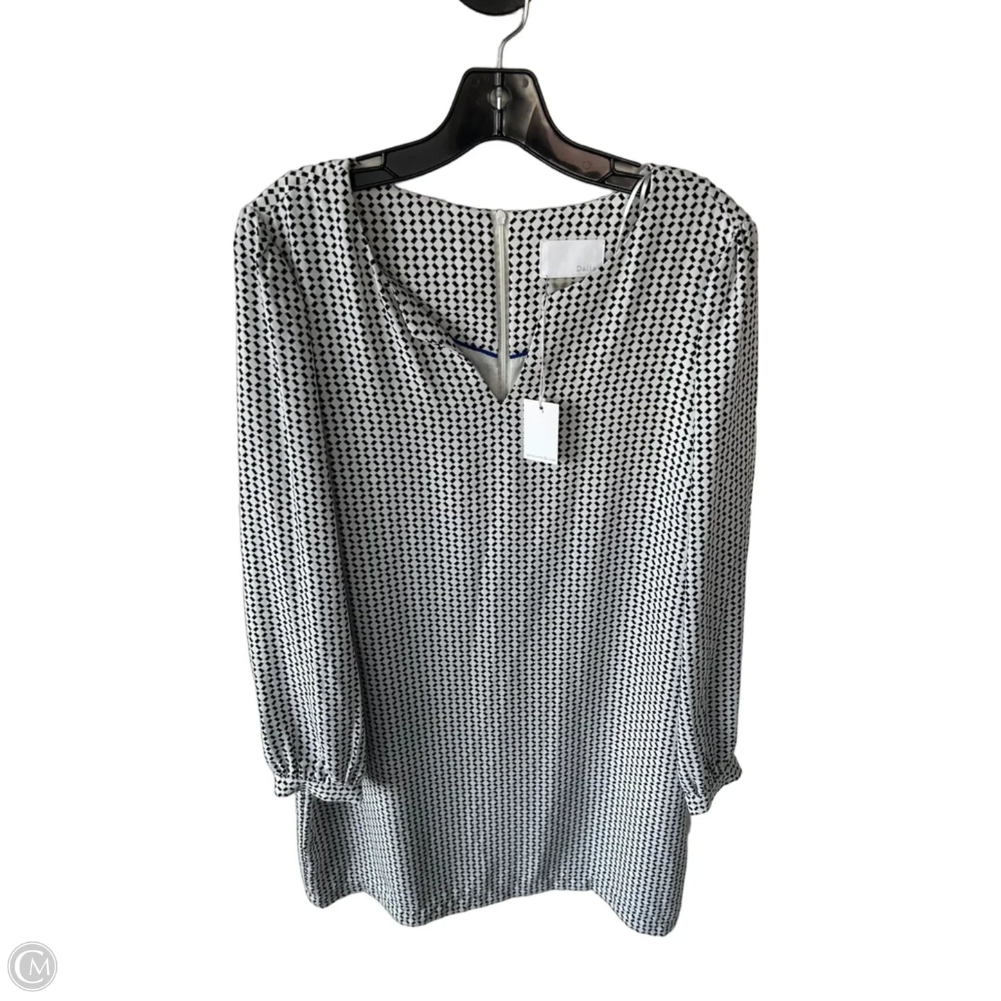 Dress Work By Dalia In Black & White, Size: L