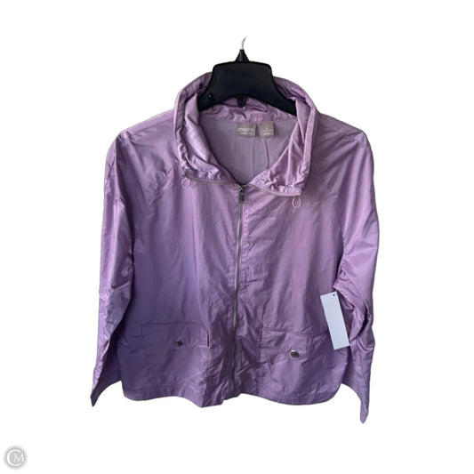 Jacket Other By Chicos In Purple, Size: Xl