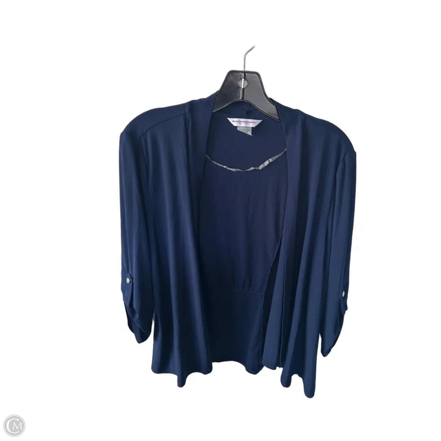 Cardigan By Allison Daley In Navy, Size: Mp