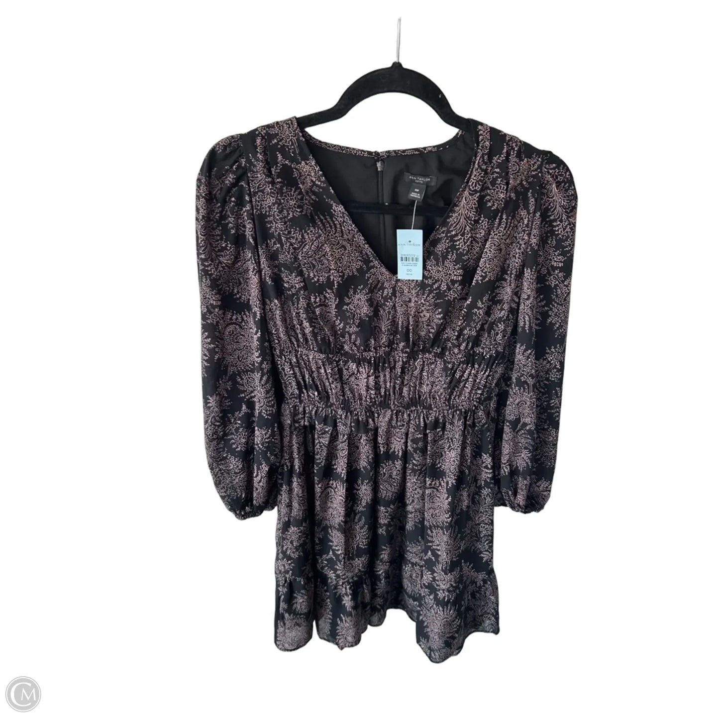 Dress Casual Short By Ann Taylor In Black & Tan, Size: Xxsp