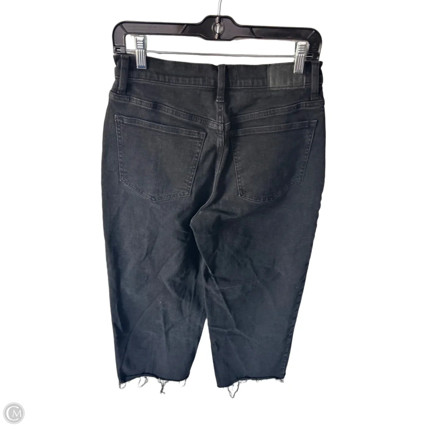 Jeans Wide Leg By Madewell In Black Denim, Size: 4