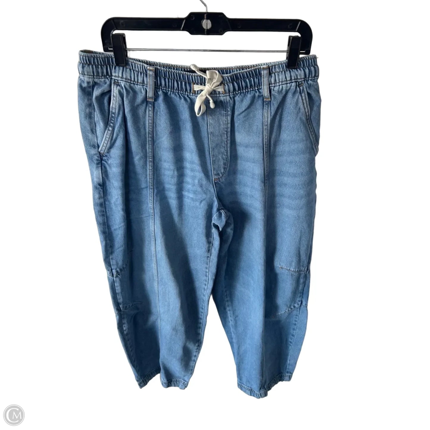 Jeans Wide Leg By Scoop In Blue Denim, Size: 12