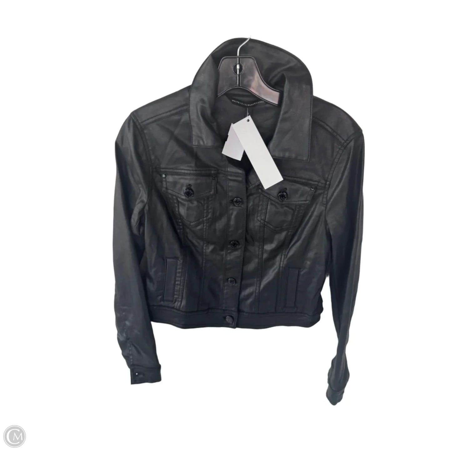 Jacket Moto By White House Black Market In Black, Size: S