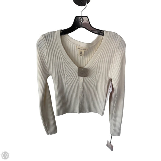 Sweater Cardigan By Happily Grey In Cream, Size: M