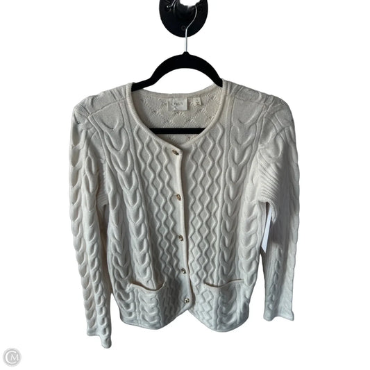 Sweater Cardigan By Cyrus In Cream, Size: S