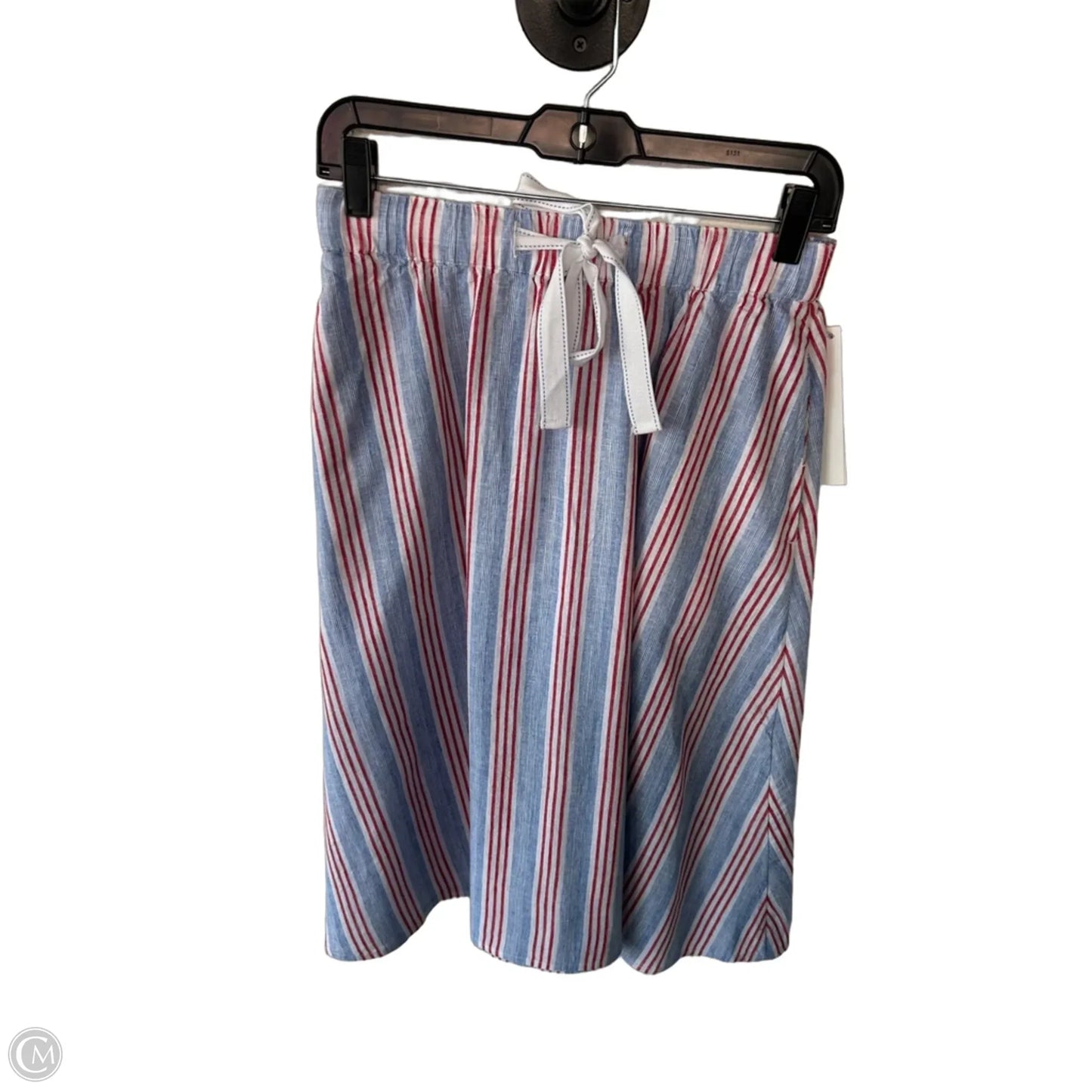 Skirt Midi By Talbots In Blue & Red & White, Size: 0p