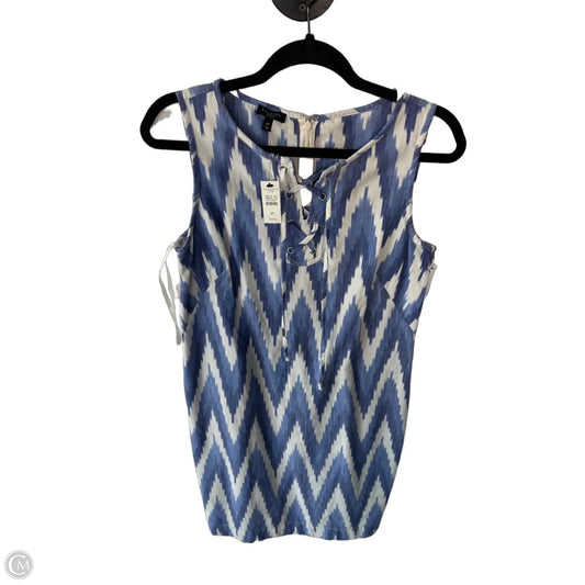 Dress Casual Short By Talbots In Blue & White, Size: Mp