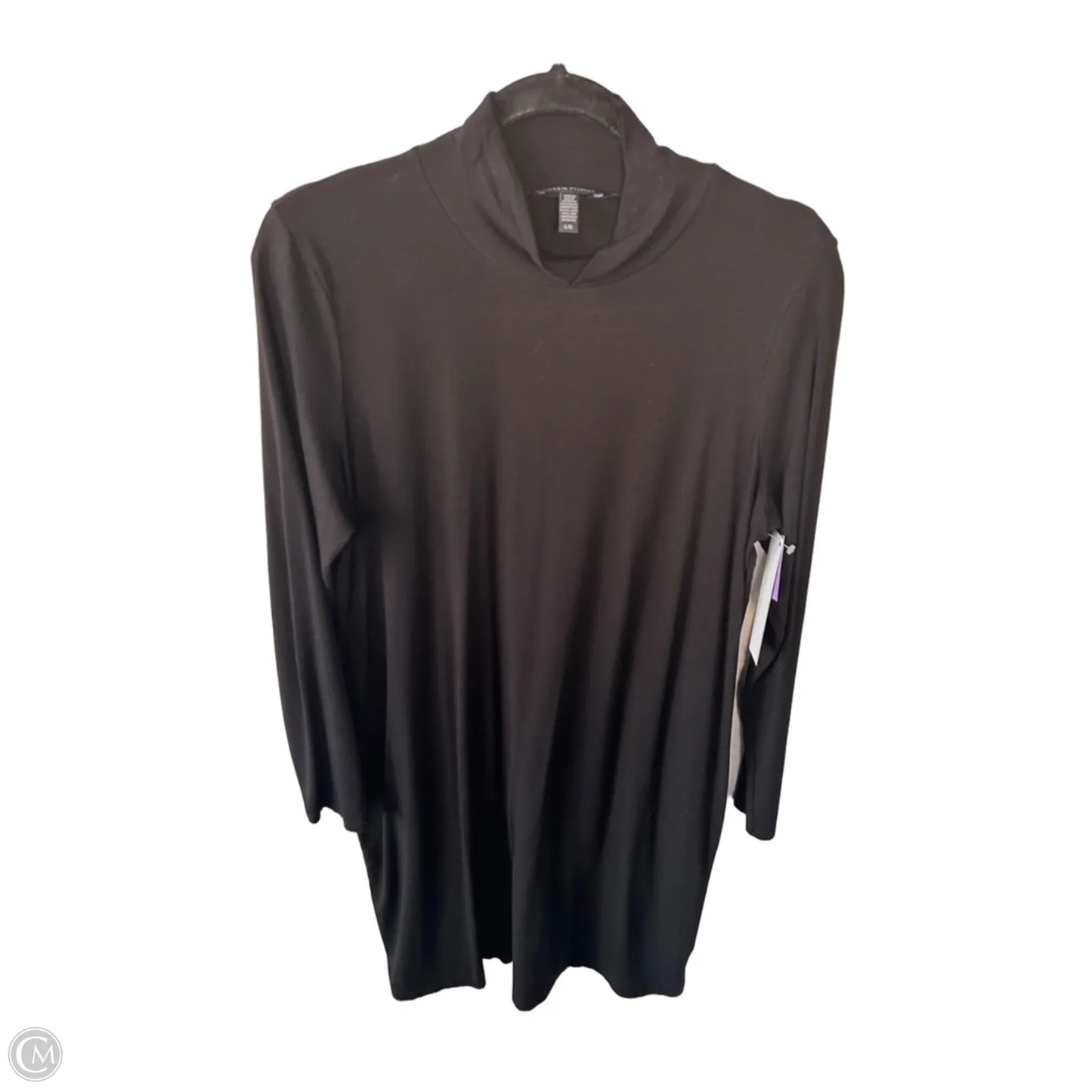Dress Casual Short By Eileen Fisher In Black, Size: L