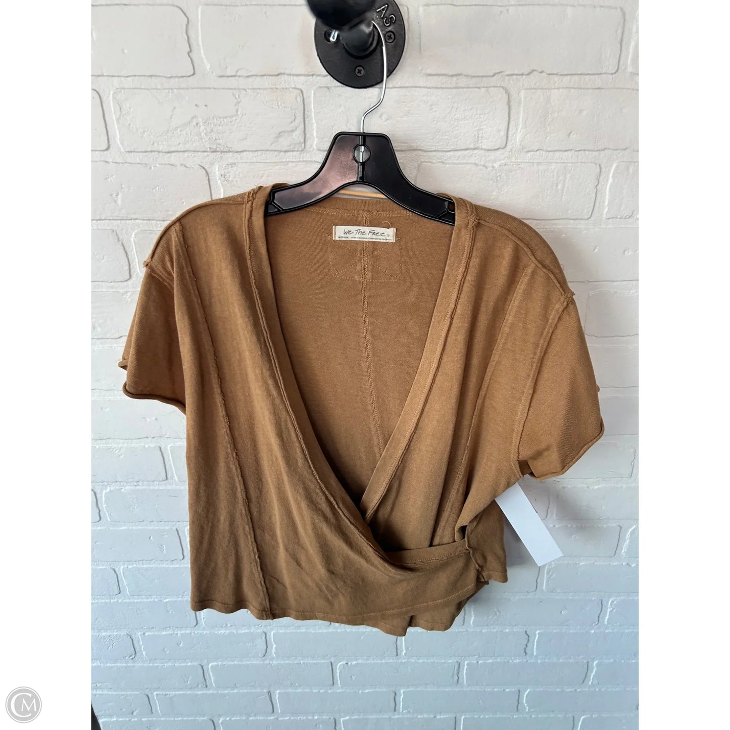 Top Short Sleeve By We The Free In Brown, Size: M
