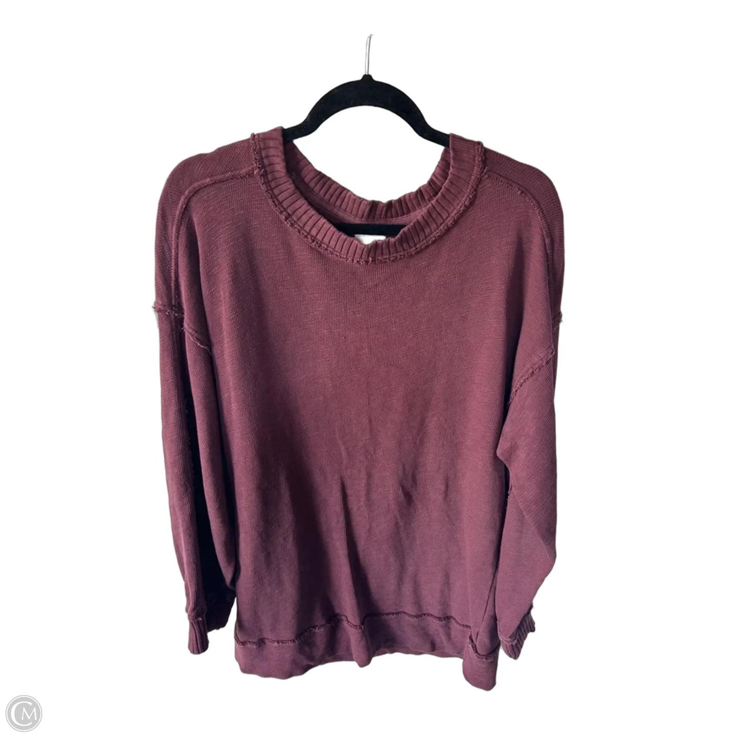 Sweatshirt Crewneck By Pilcro In Red, Size: L