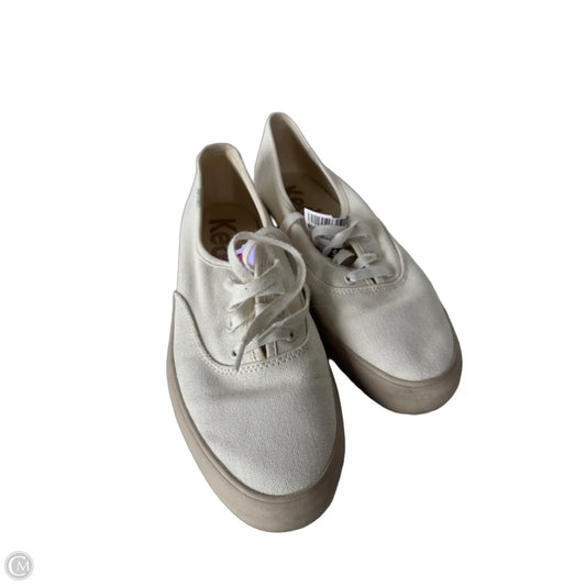 Shoes Sneakers By Keds In Cream, Size: 9