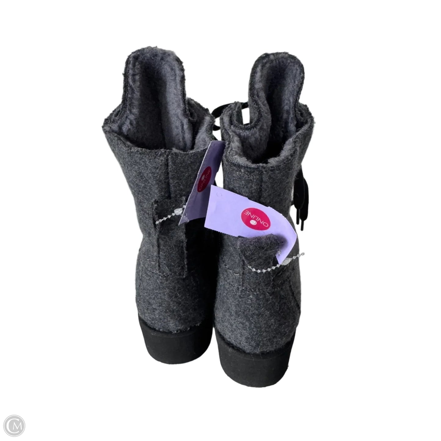Boots Mid-calf Heels By Bearpaw In Grey, Size: 10