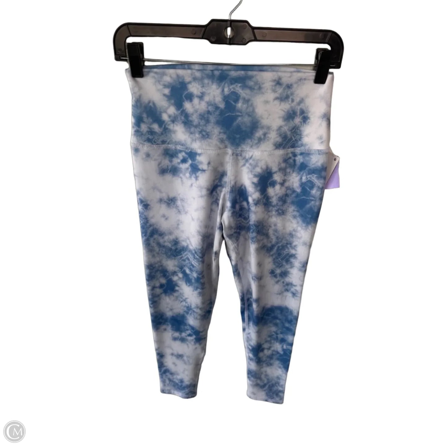 Athletic Leggings By Clothes Mentor In Blue & White, Size: 8