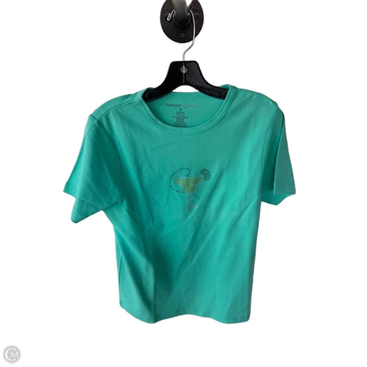 Top Short Sleeve By Clothes Mentor In Green, Size: M