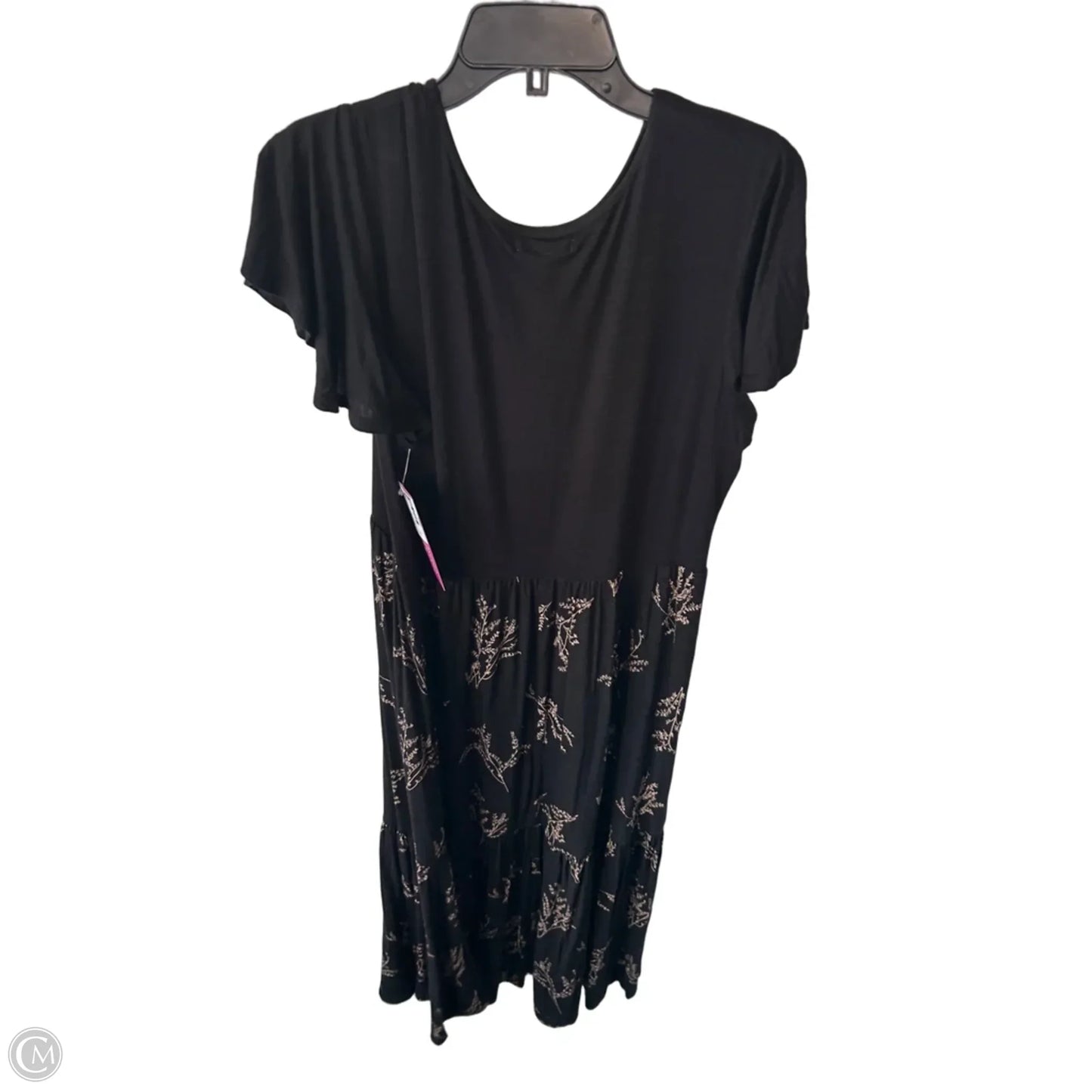 Dress Casual Midi By Maurices In Black & Brown, Size: Xl