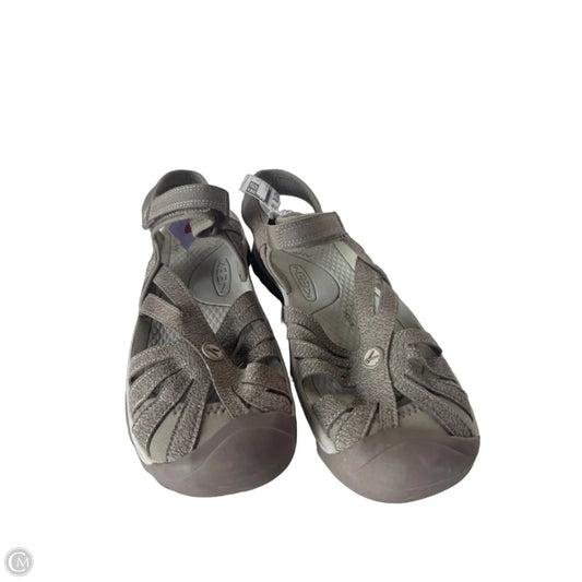 Sandals Flats By Keen In Tan, Size: 10