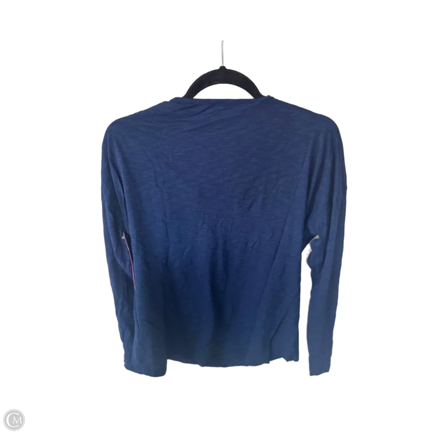Top Long Sleeve Basic By Vineyard Vines In Blue, Size: M