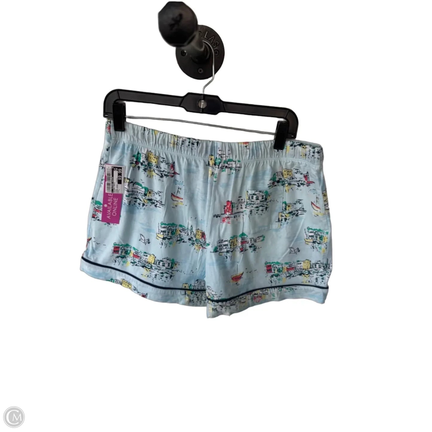 Pajama Pants By Clothes Mentor In Blue, Size: L