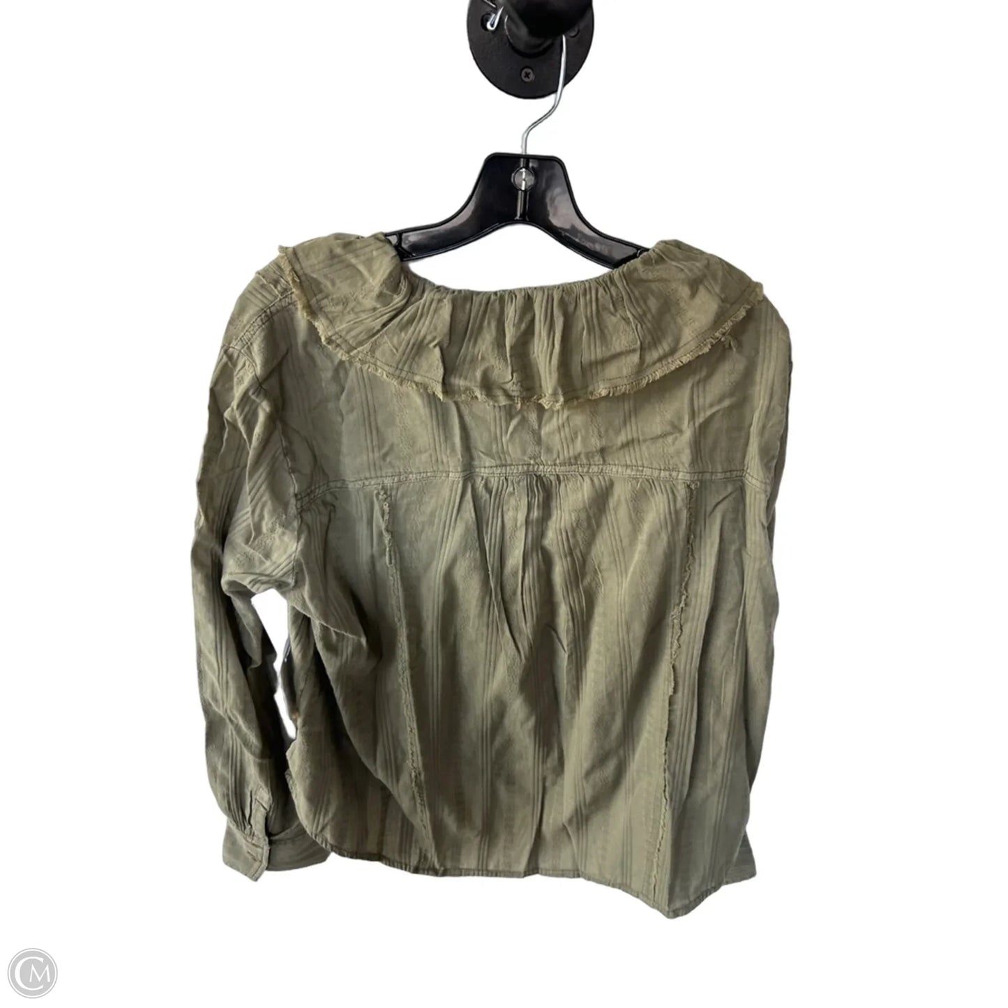 Top Long Sleeve By We The Free In Green, Size: S