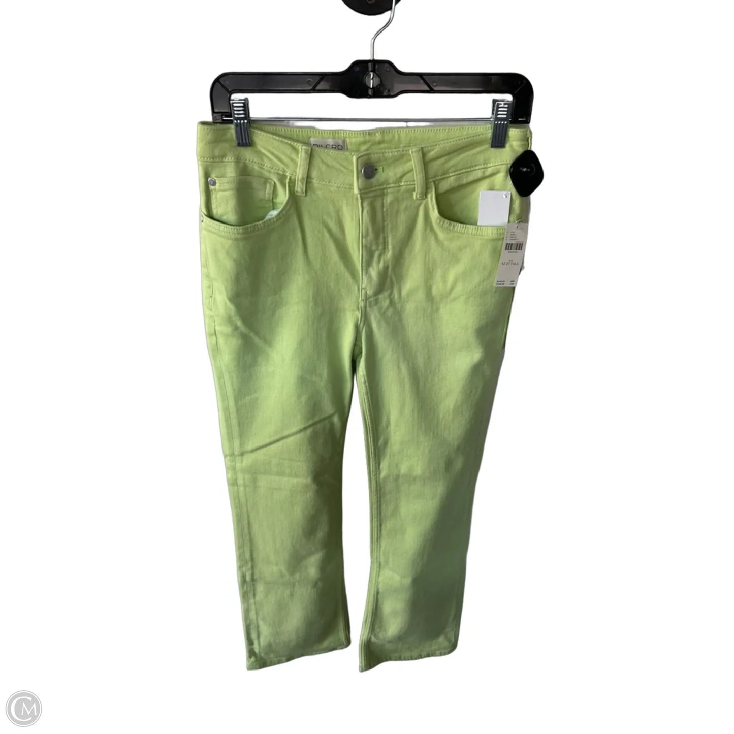 Jeans Straight By Pilcro In Green Denim, Size: 4l
